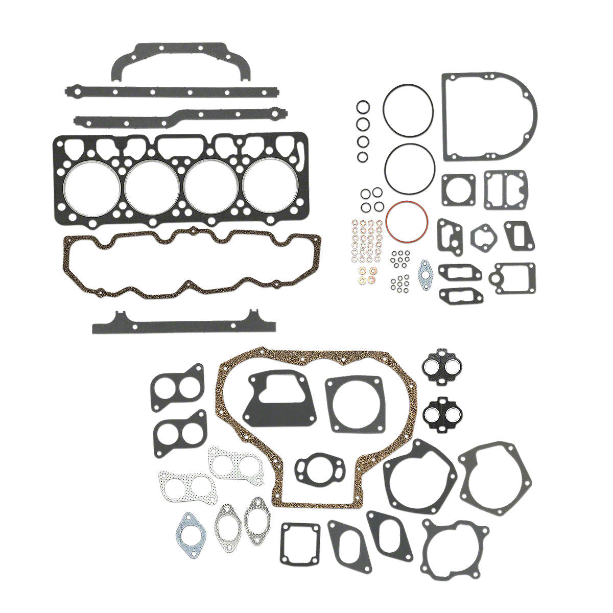 Engine Gasket Set fits John Deere Tractor 3010 3020 500 500A | Replaces AR53029
