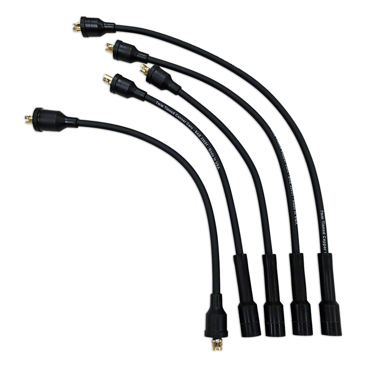 Spark Plug Wire Set fits John Deere 1010, 2010 Tractor | Replaces AT24384