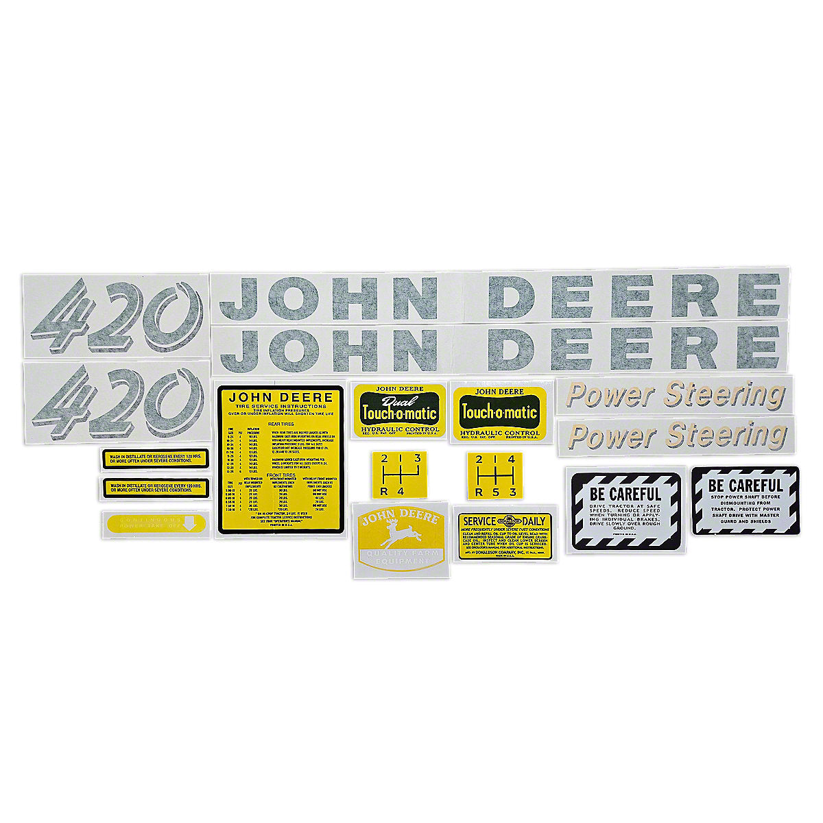 Late JD 420 Vinyl Decal fits John Deere 420 Tractor
