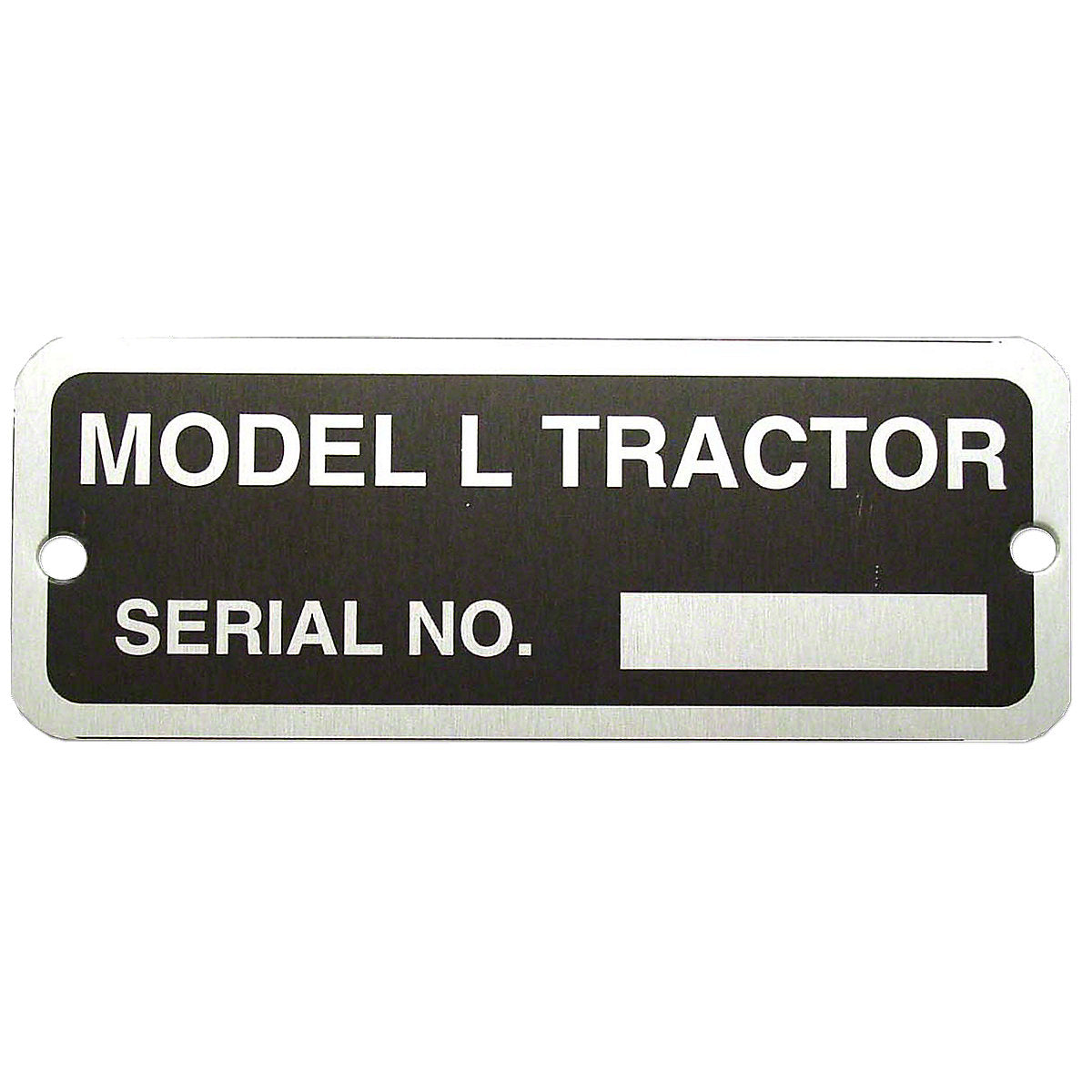 Serial Number Tag w/ Rivets -Fits John Deere L Tractor