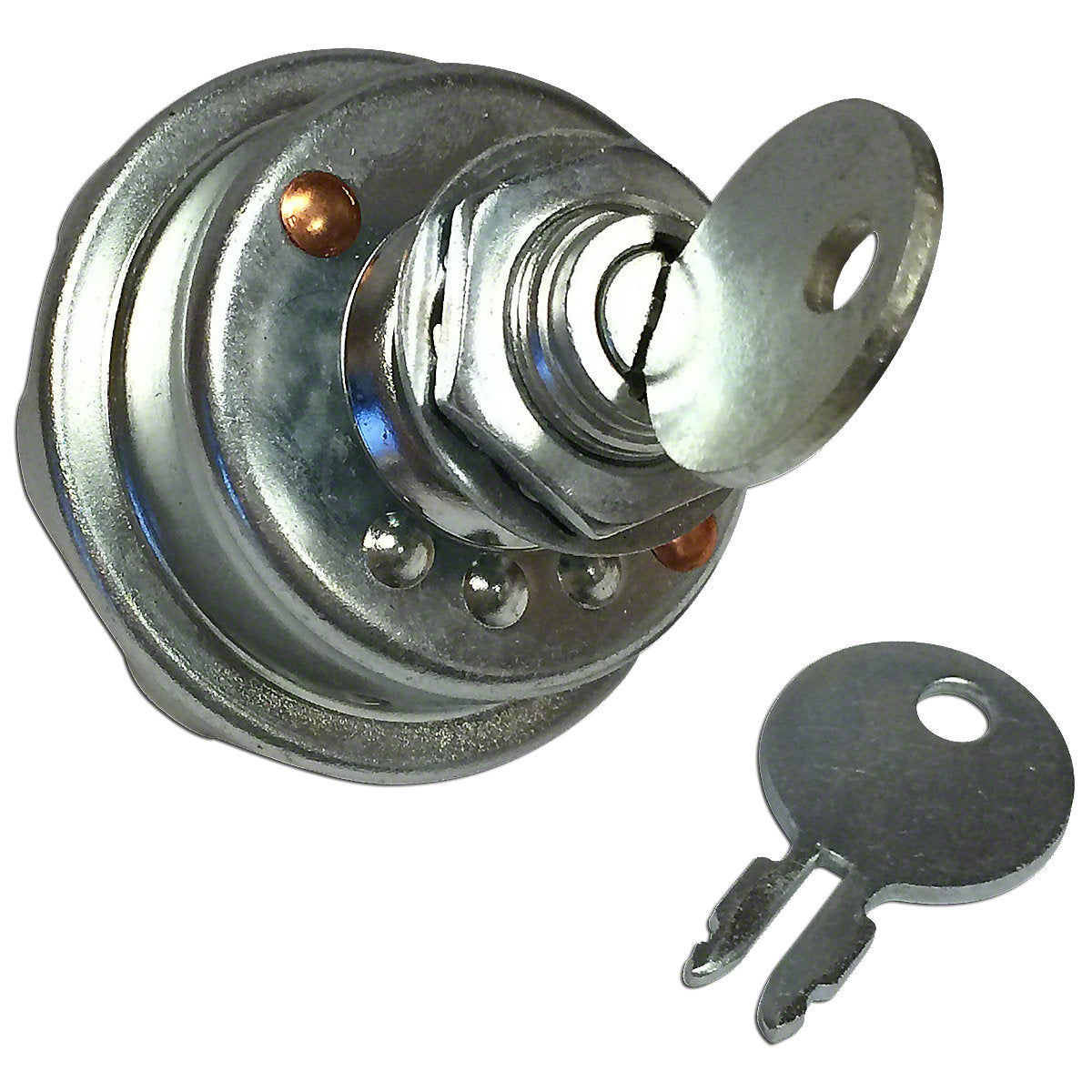 AR26557 3-Position (Off-On-Start) Ignition Key Switch w/ 2 Keys Fits John Deere