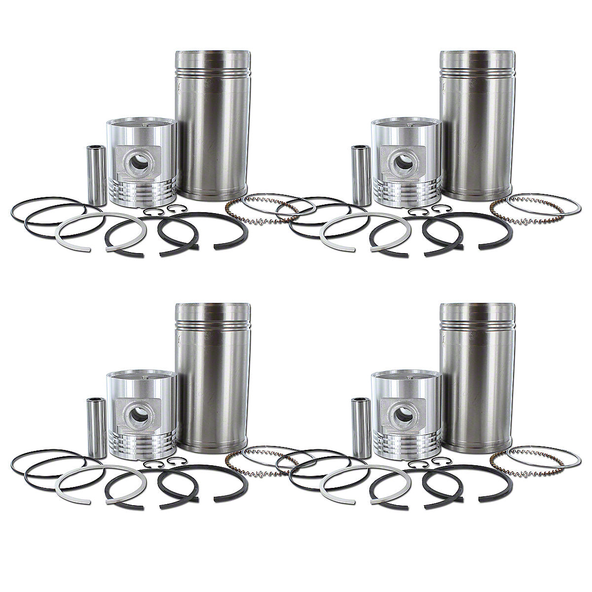 Sleeve & Piston Kit 3-5/16" Overbore Fits Massey | 830640M91, 1751383M91, PK106