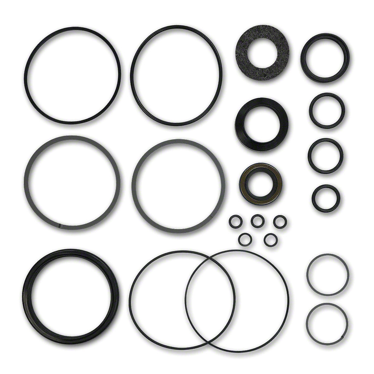 21-pc. Power Steering Cylinder O-ring Kit Fits Massey Tractor | 830860M91, 830860M92