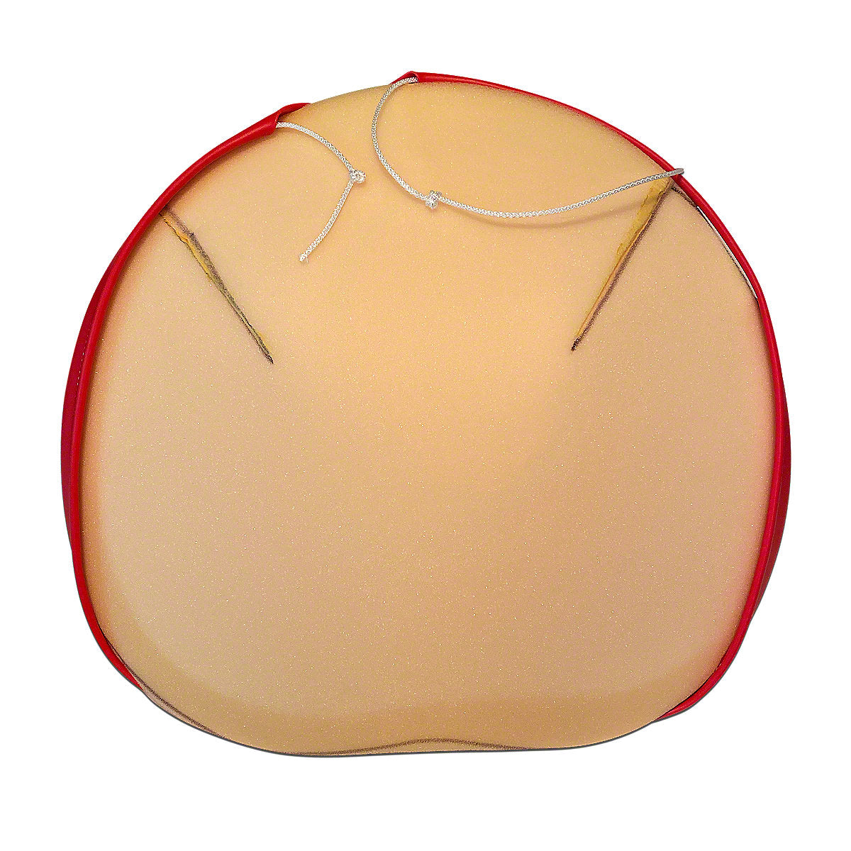 Red & White Tractor Seat Pad fits Massey Tractor | 19" Pan