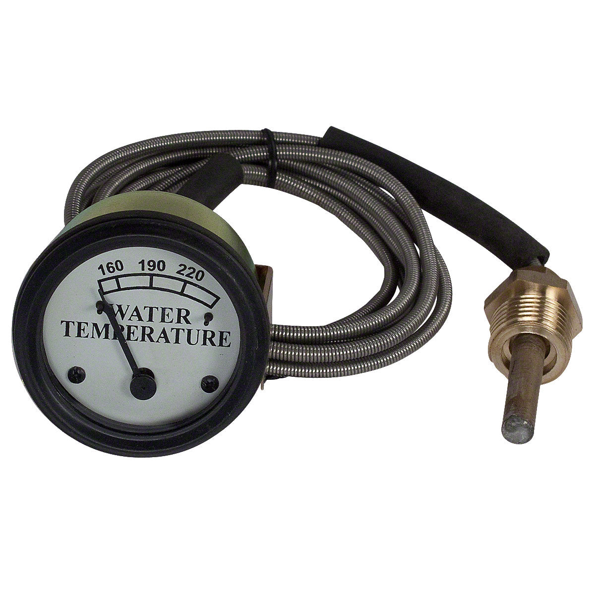 Water Temperature Gauge White Face Fits John Deere A B G Tractors AA883R AA3538R