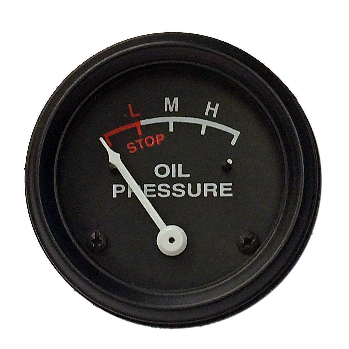 AM284T Oil Pressure Gauge(0-30 PSI) Black Face -Fits John Deere Tractor