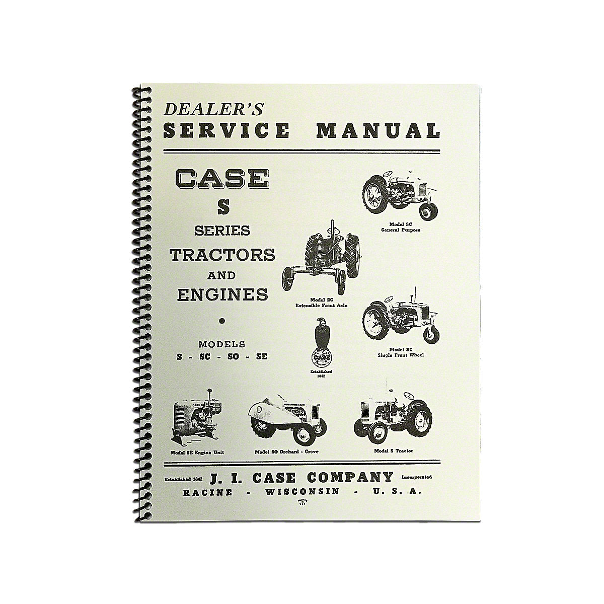 Service Manual Reprint For Case S Series Tractor