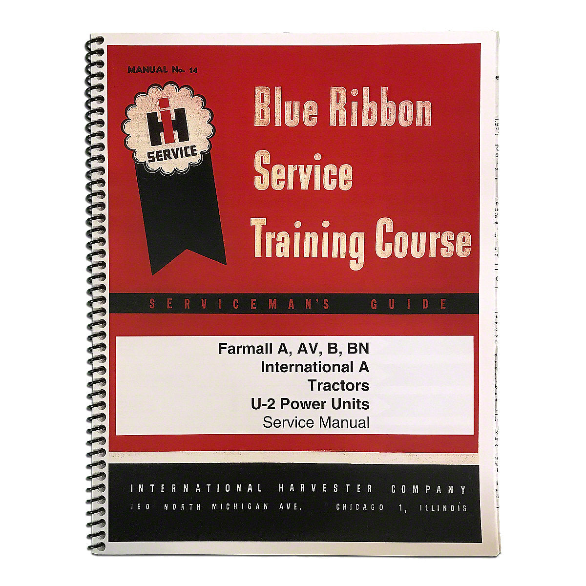 IH Blue Ribbon Service manual reprints-Fits International Tractor A AV B BN