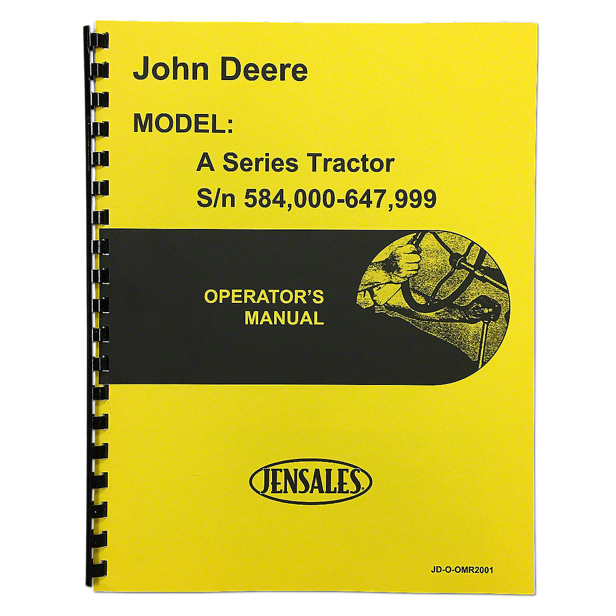 Operator Manual reprints Fits John Deere Tractor Styled A SN: 584000 - 647999
