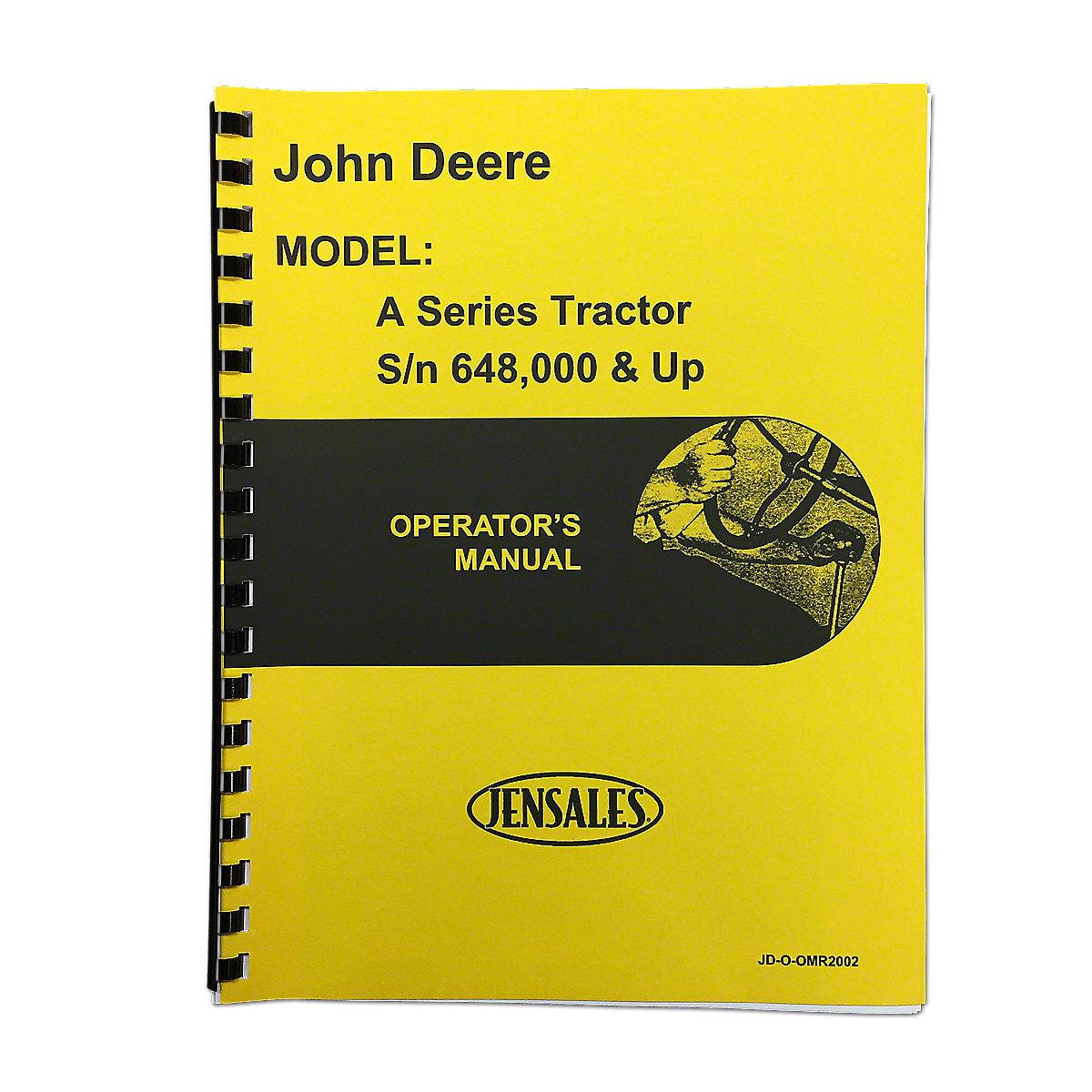 Operator Manual Reprint For John Deere Styled A Tractor | SN 648000 and up