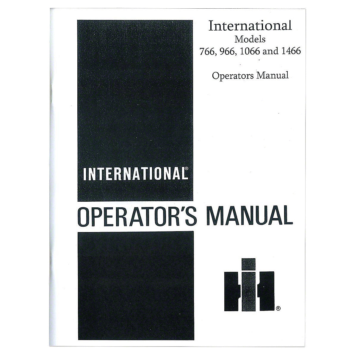 Operators Manual Reprint For International Tractor