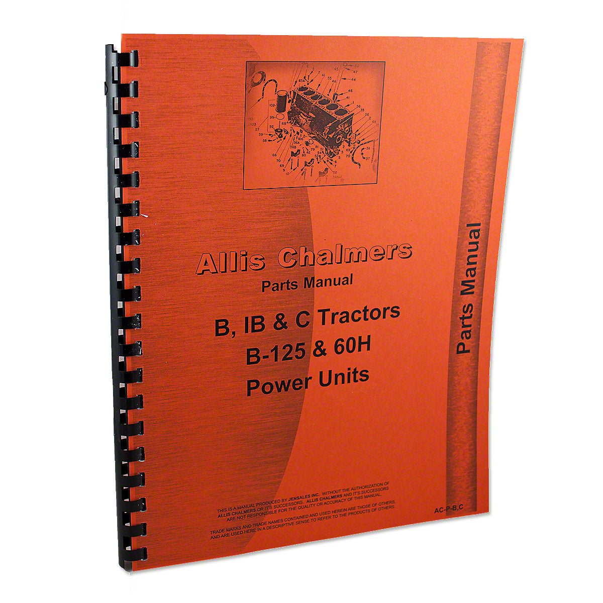 Parts Manual Reprint For Allis Chalmers Tractor | B, IB, C, B125