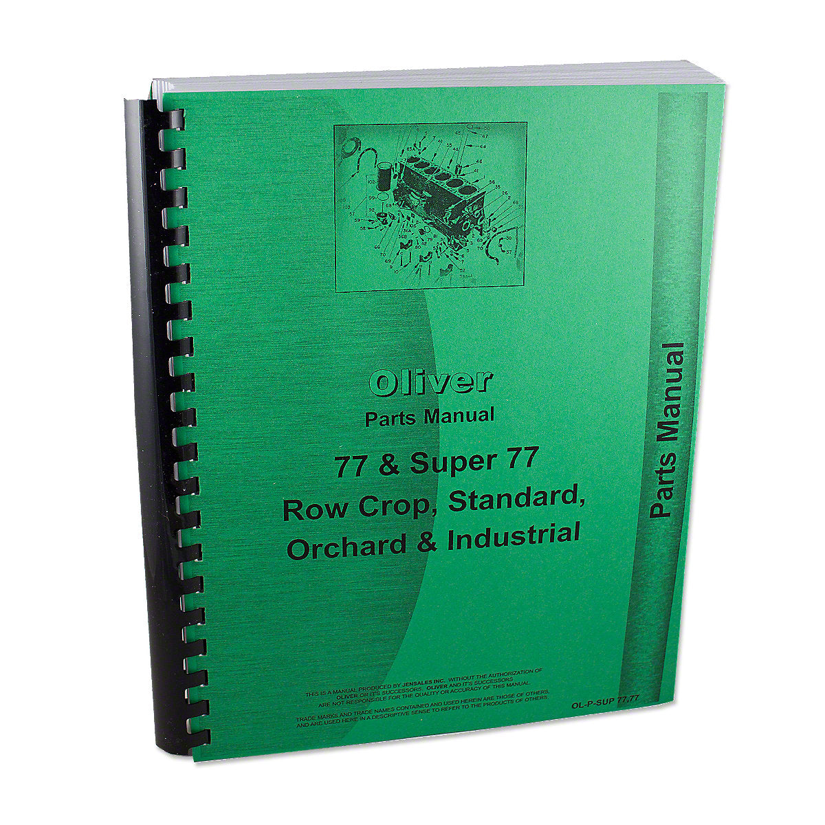 Parts Manual Reprint For Oliver Tractor | 77, Super 77