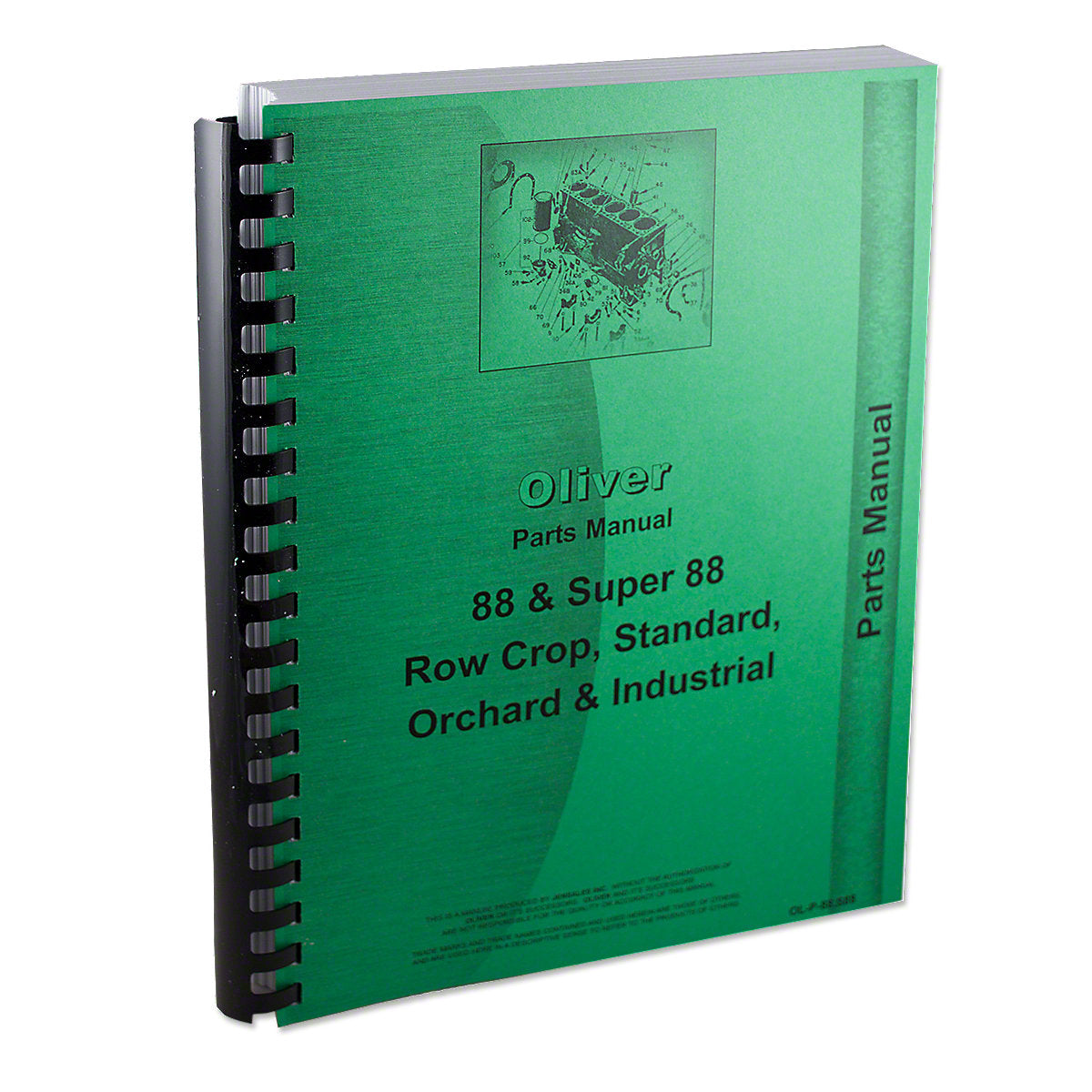 Parts Manual Reprint For Oliver Tractor | 88, Super 88