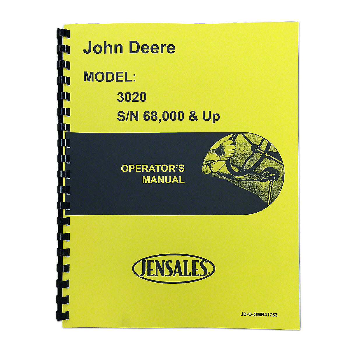 Operators Manual Reprint For John Deere 3020 Tractor | Gas & Diesel, Row-Crop, Hi-Crop & Standard | OMR41753