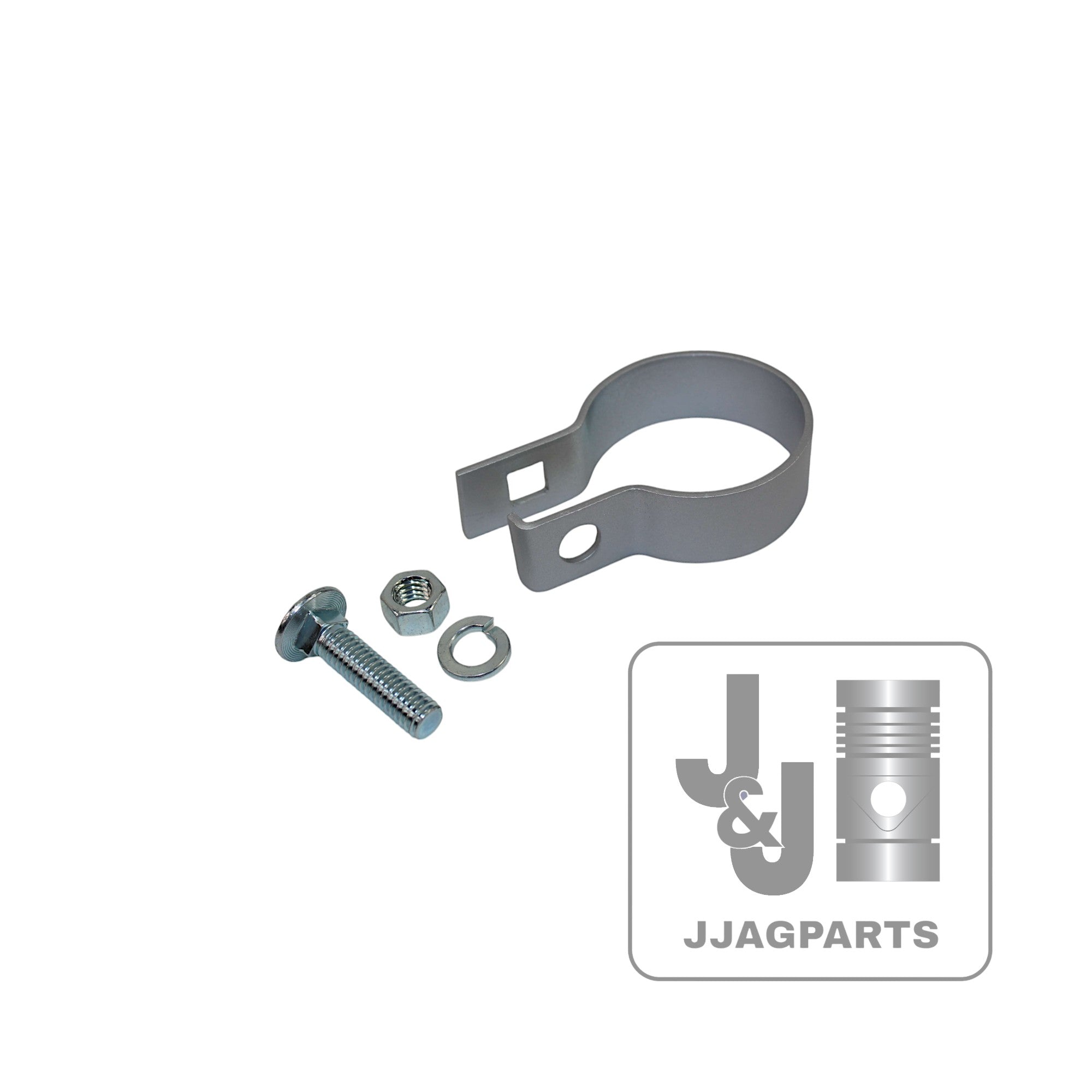 48889DA 2" Painted Steel Muffler Clamp-Fits International Tractor A B BN C T340