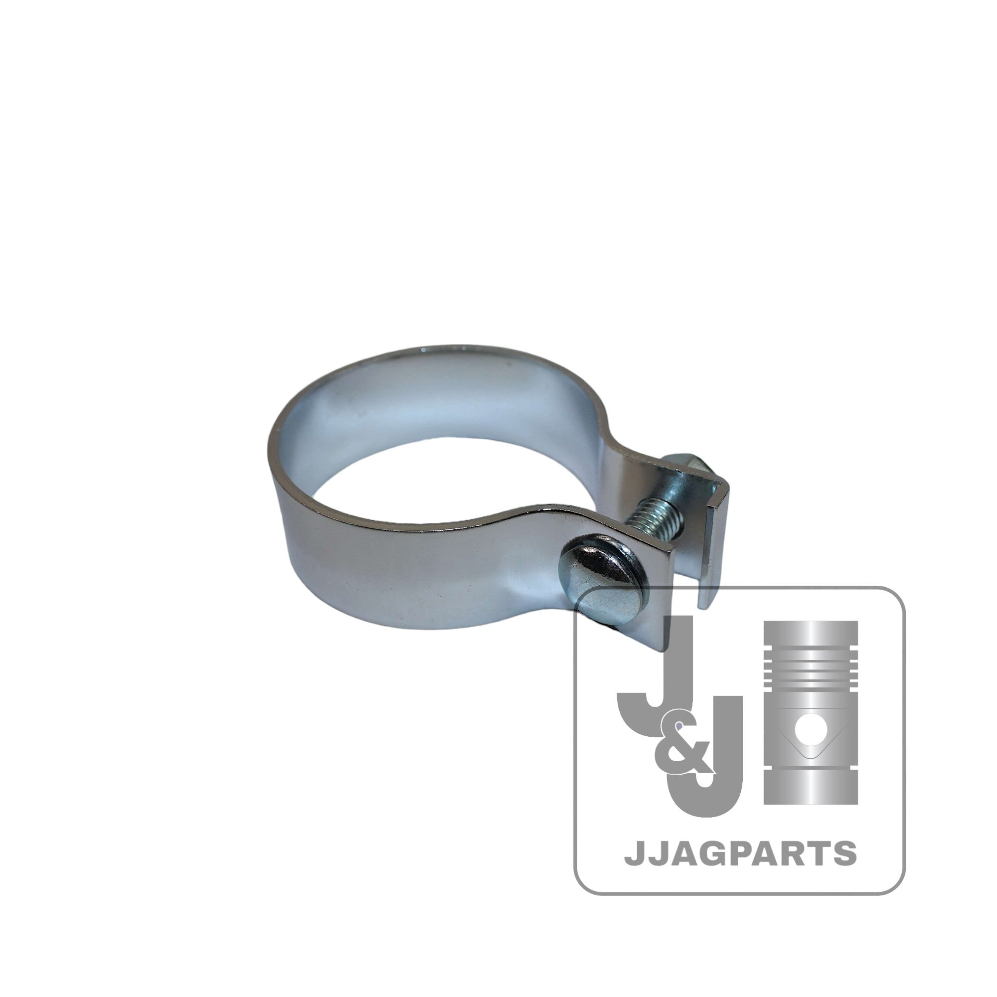 Chrome Muffler Clamp 2.350"-2.550" Fits Massey 444 333 82 81 44 Tractor