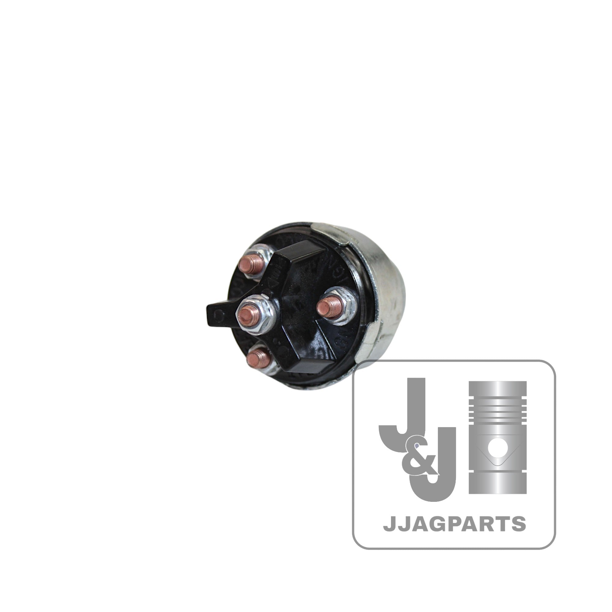 Ignition Key Switch w/ (2) Keys & Mounting Nut Fits John Deere Tractors