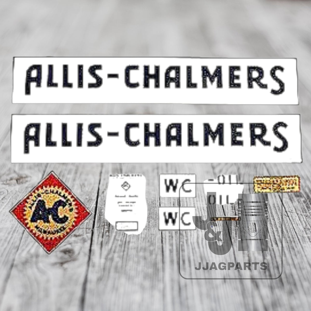 Mylar Decal Set Fits 1934-1938 Allis Chalmers WC Tractor