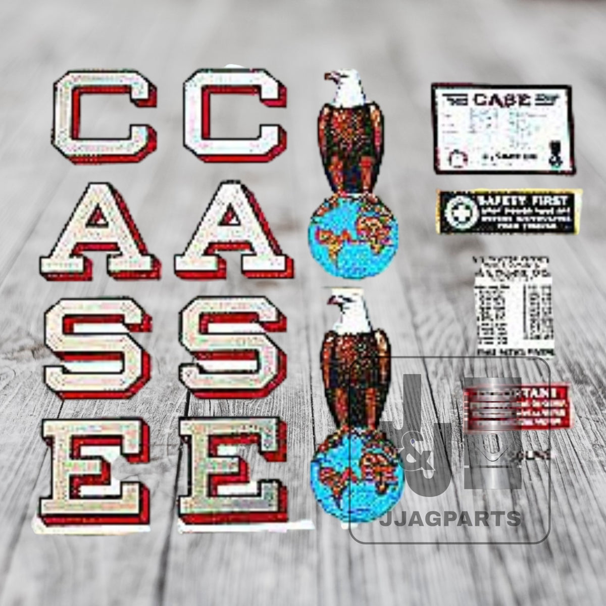 Mylar Decal Set Fits Case L Tractor