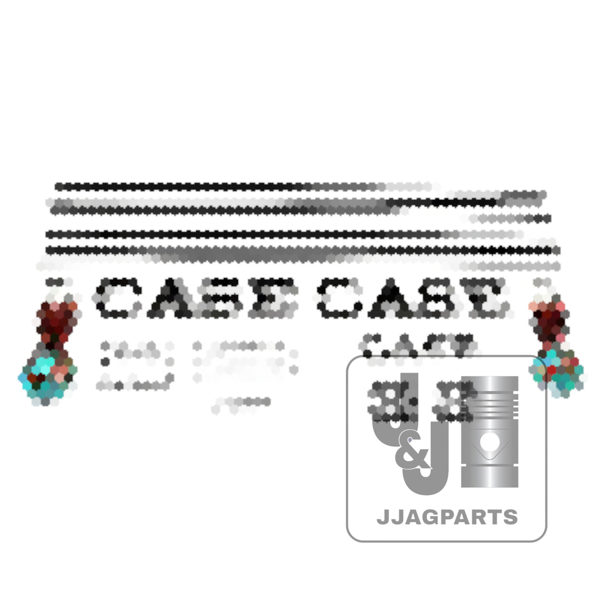 Mylar Decal Set Fits Case SC Tractor