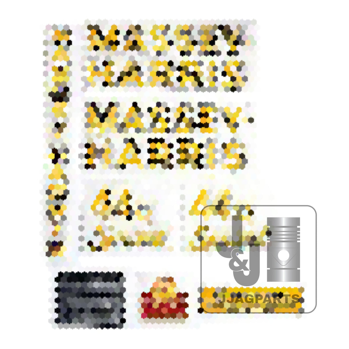 Mylar Decal Set Fits Massey Harris 44 Special Diesel Tractor