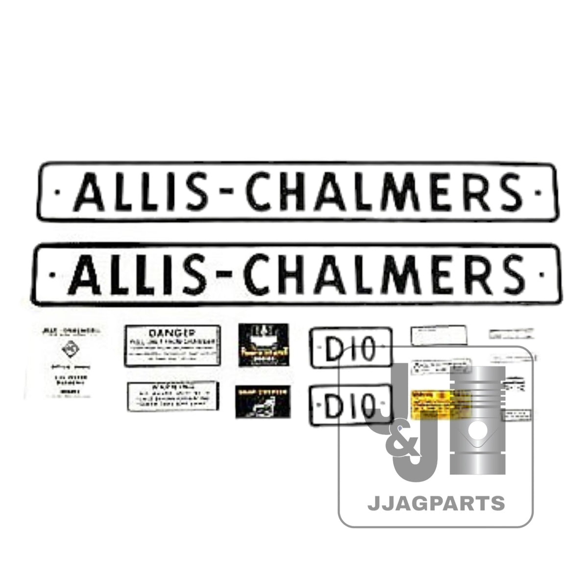 Mylar Decal Set Fits 1959-1960 Allis Chalmers D10 Tractor | 234495