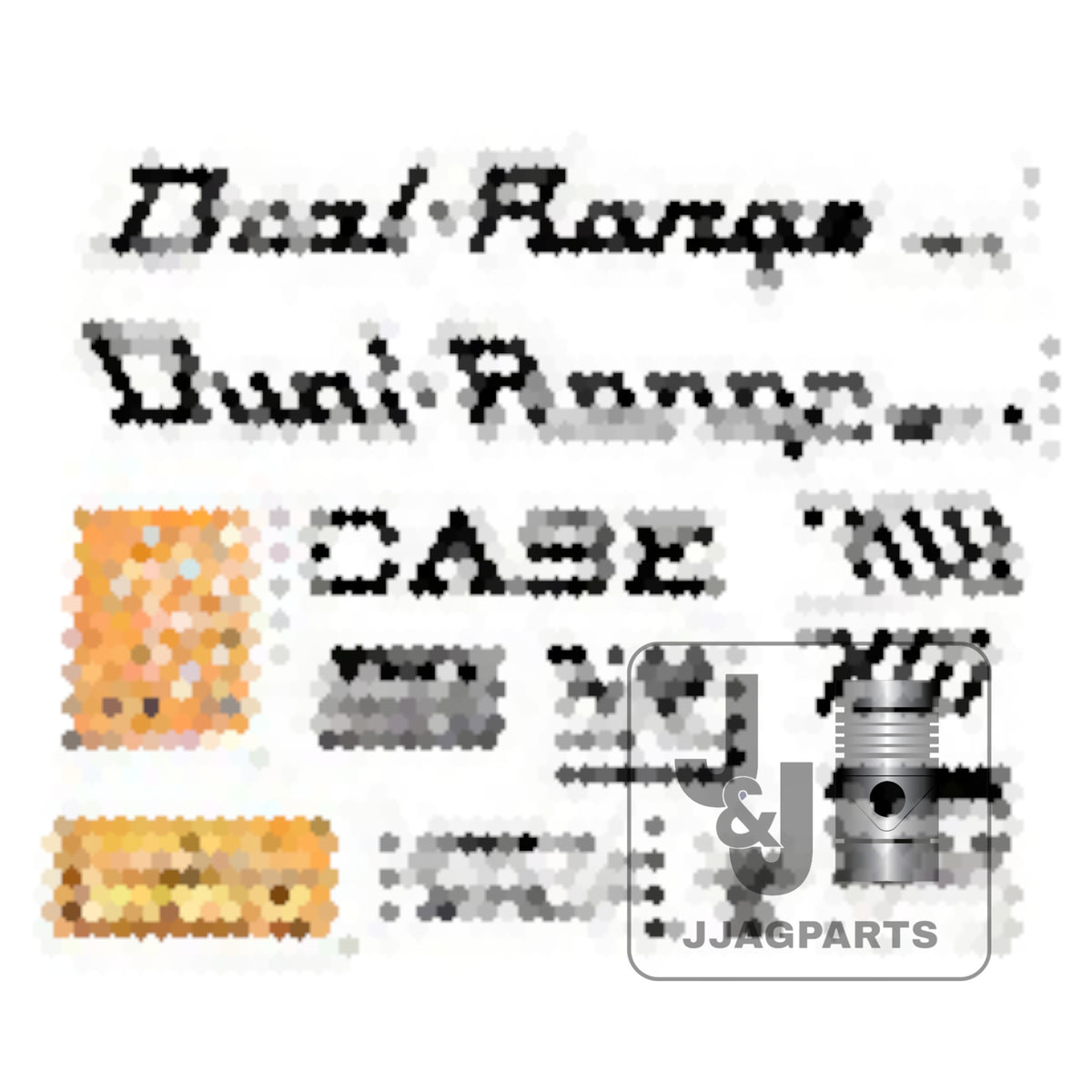 Mylar Decal Set Fits Case 700 Dual Range Tractor