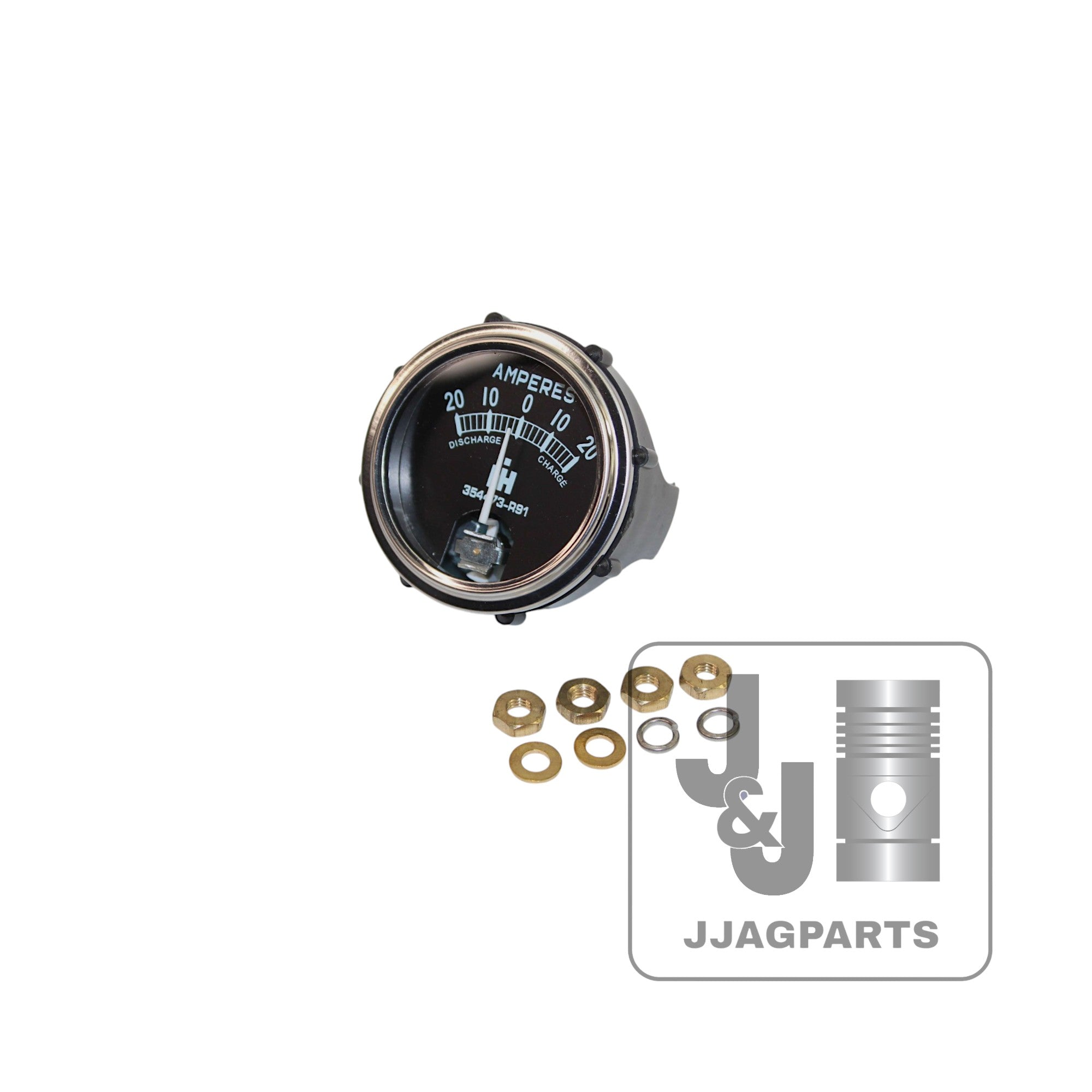 354473R91 Ampere Gauge Ammeter 20-0-20 Fits International Tractor A B C