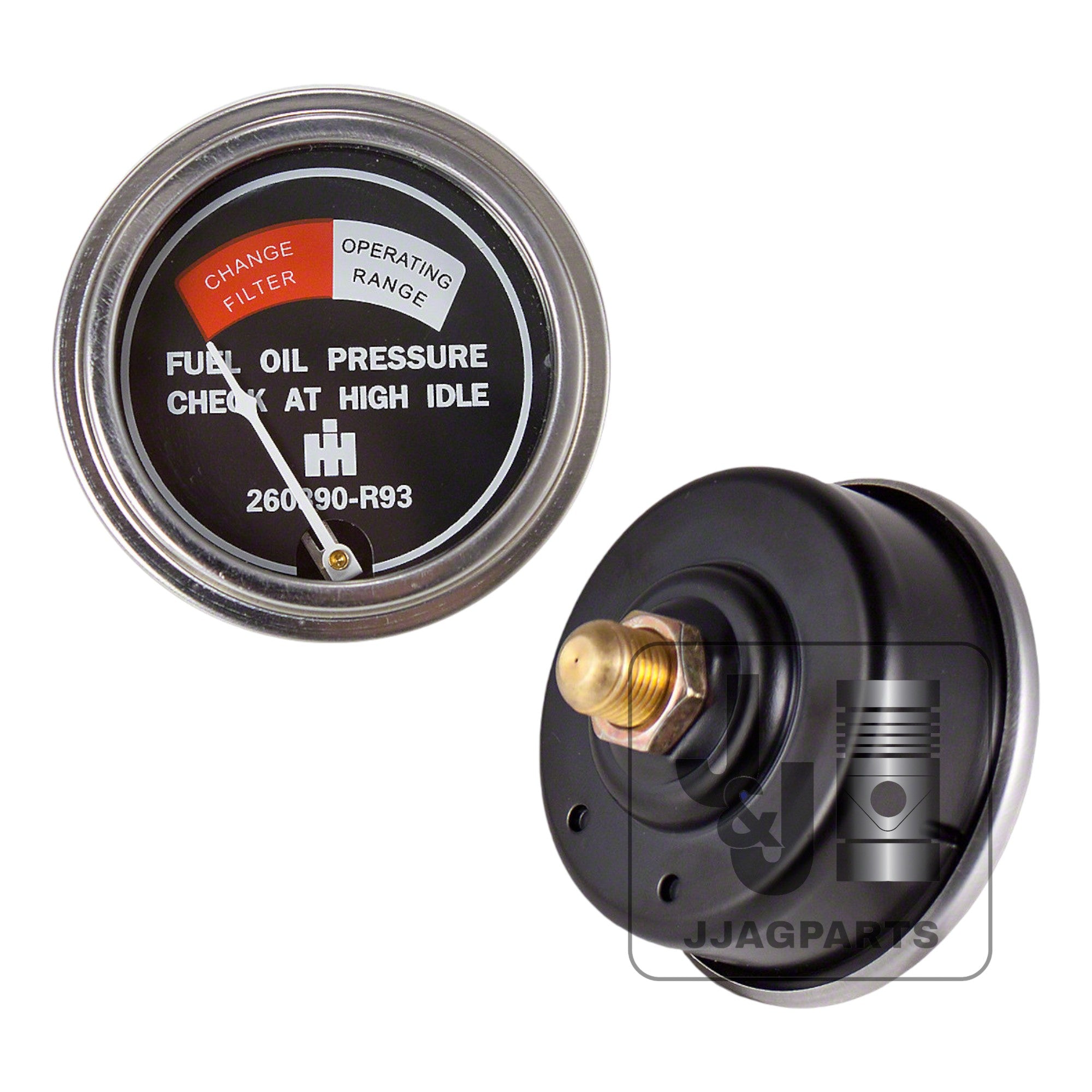 Fuel Pressure Gauge 80 PSI Fits International Farmall MD 400 Tractors 260390R94