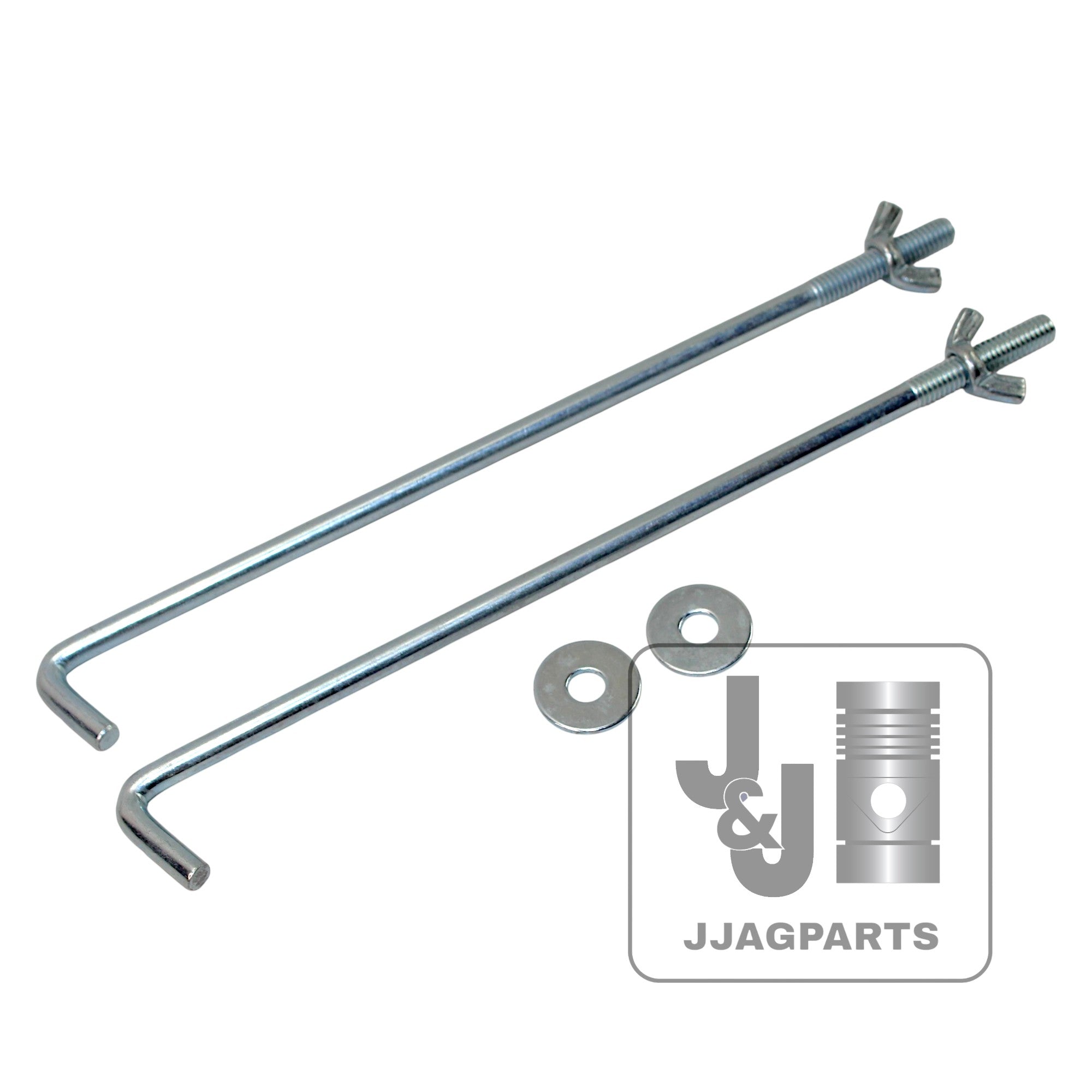 Universal Battery Retainer J-Bolt (Pair) Fits Cockshutt Tractor
