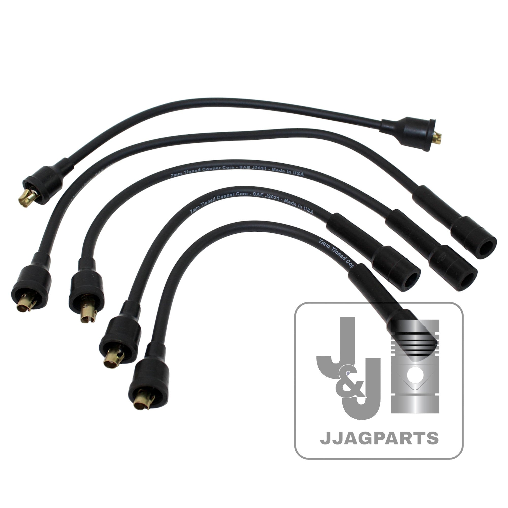 Spark Plug Wire Set fits John Deere 1010, 2010 Tractor | Replaces AT24384