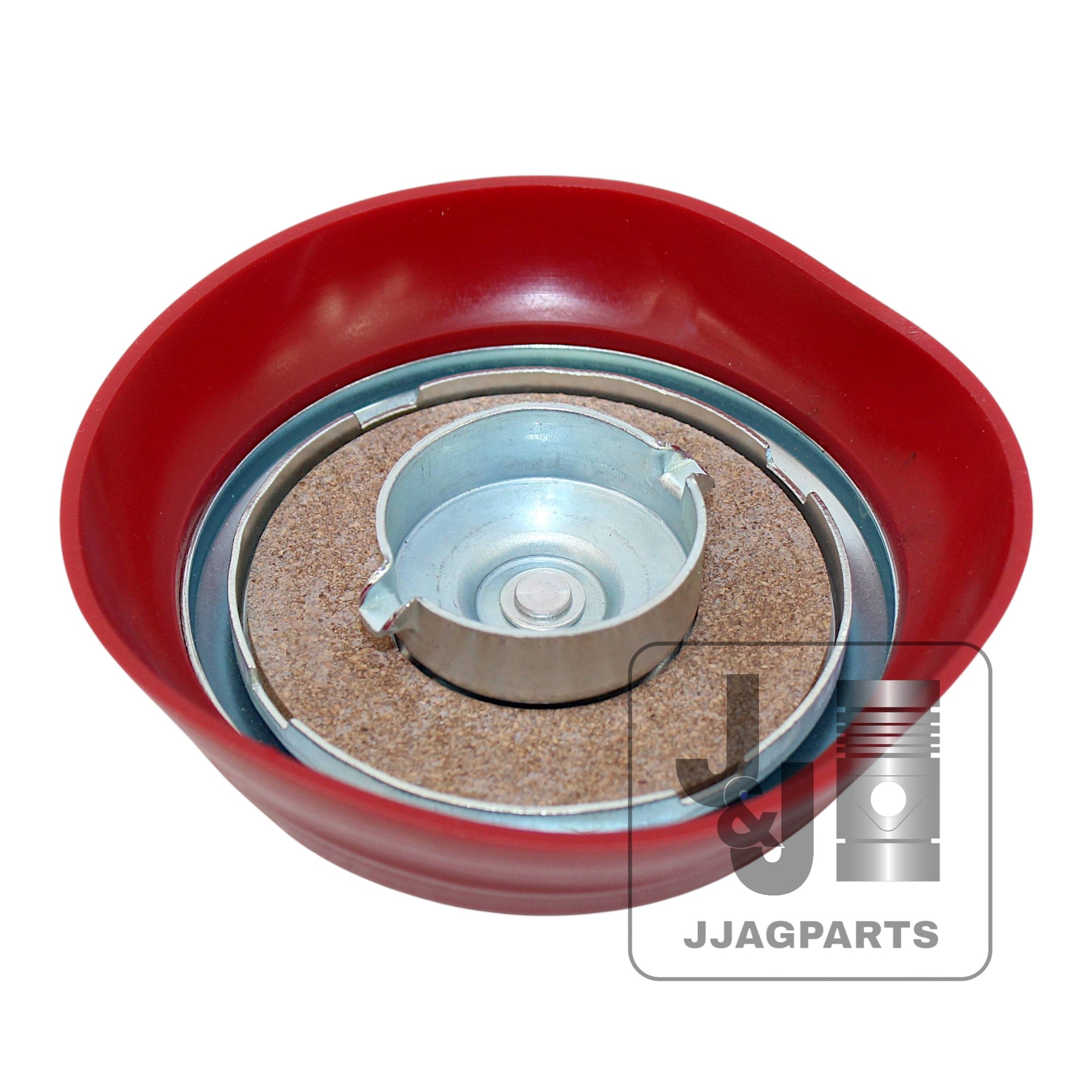 AT20911 R27183 Fuel Cap w/ Red Rubber Cover & Gasket Fits John Deere Tractor