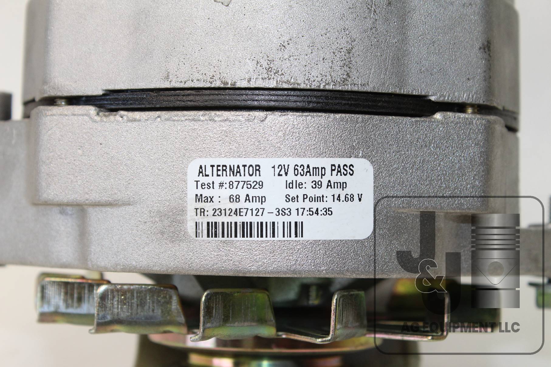 Tractor and Agricultural FAST STARTING ALTERNATOR 12V 63AMP IDLE 39AMP