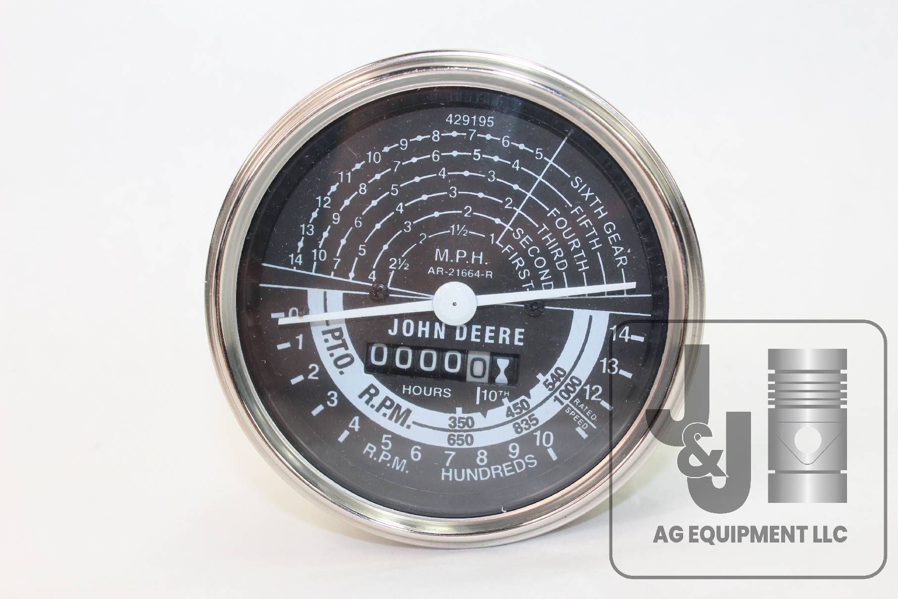 AB5132R Tachometer Fits John Deere 2 Cylinder Models A B 50 Tractor