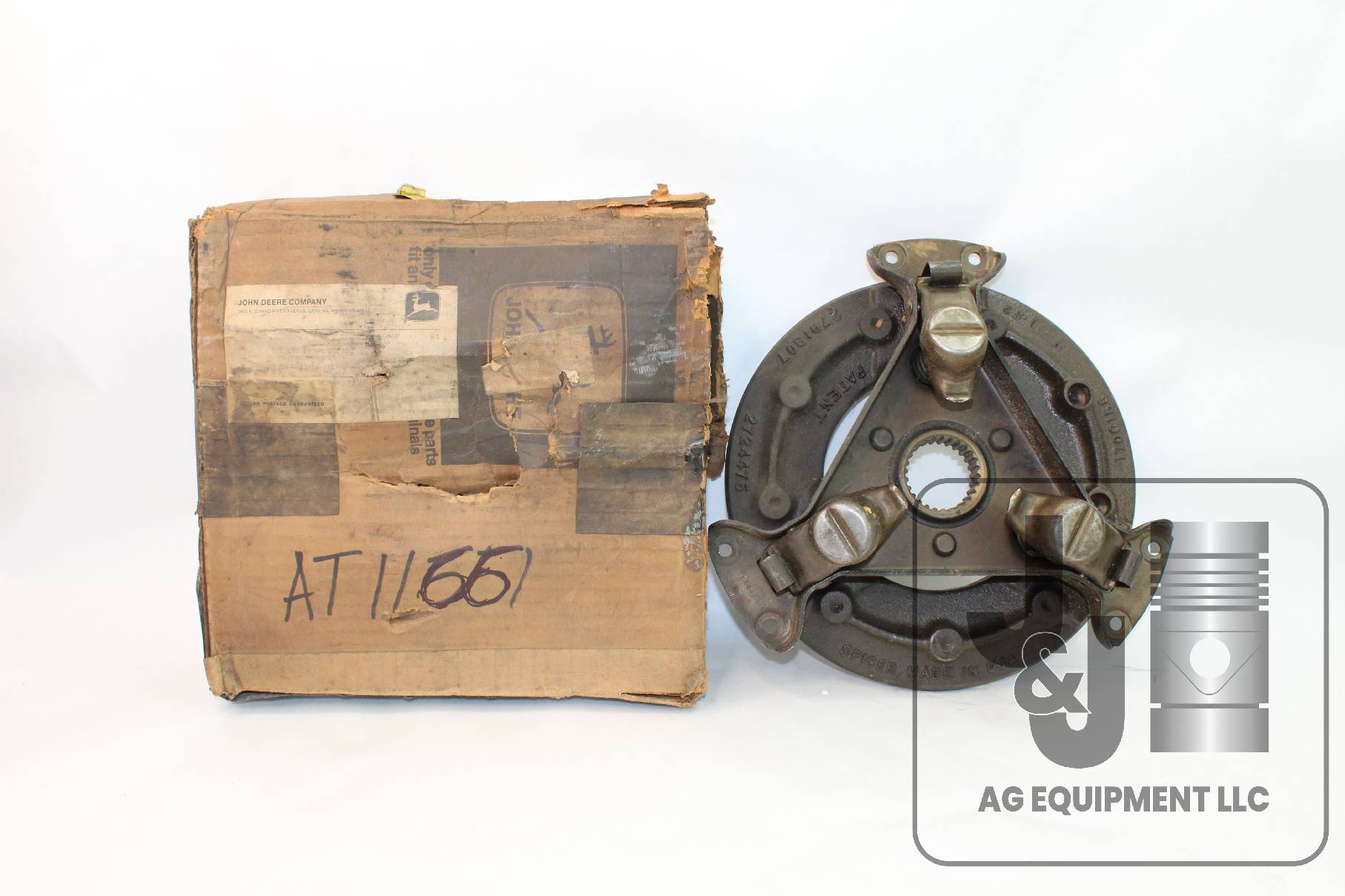 John Deere AT11661 Clutch Pressure Plate 1010 Utility Tractor