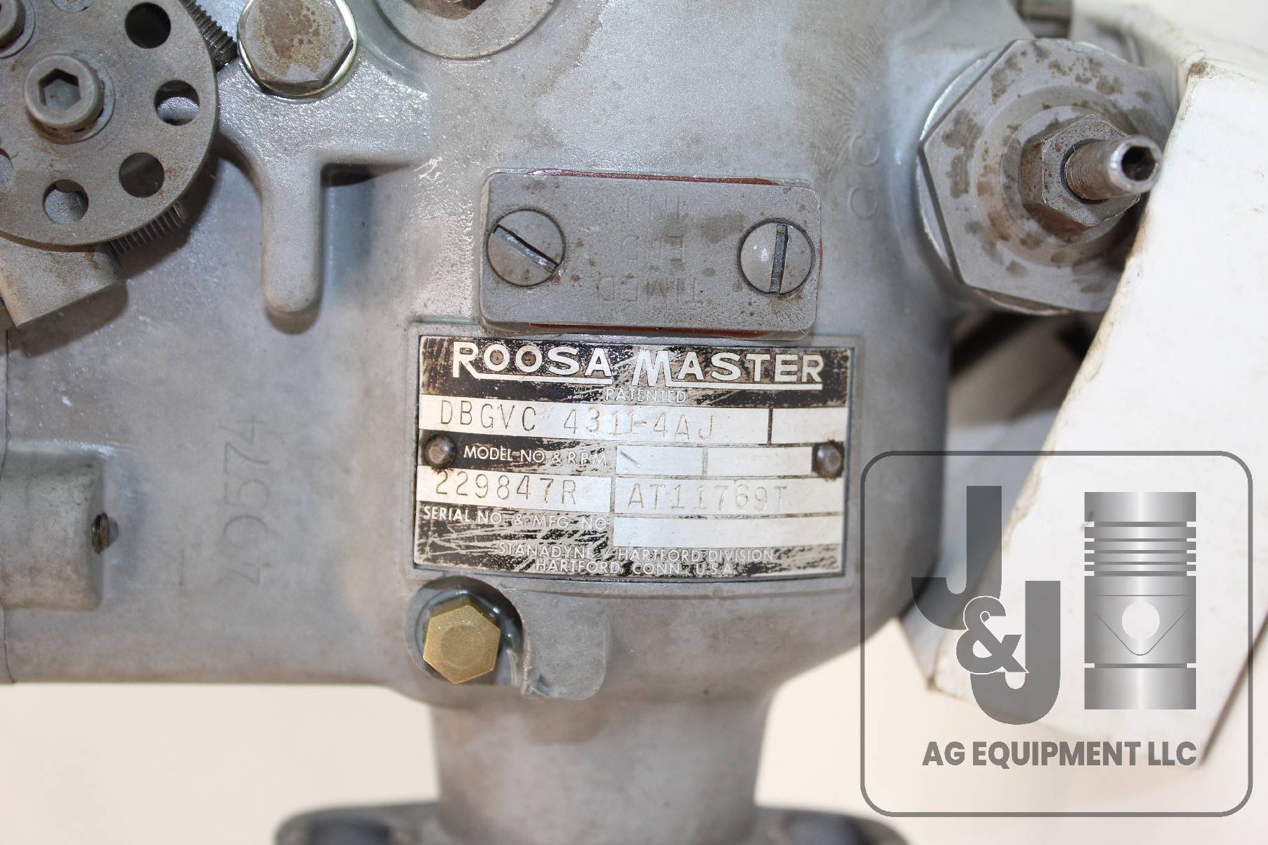 AT11769T DBGVC43114AJ Roosa Master John Deere 2010 Injection Pump Reman (Core)