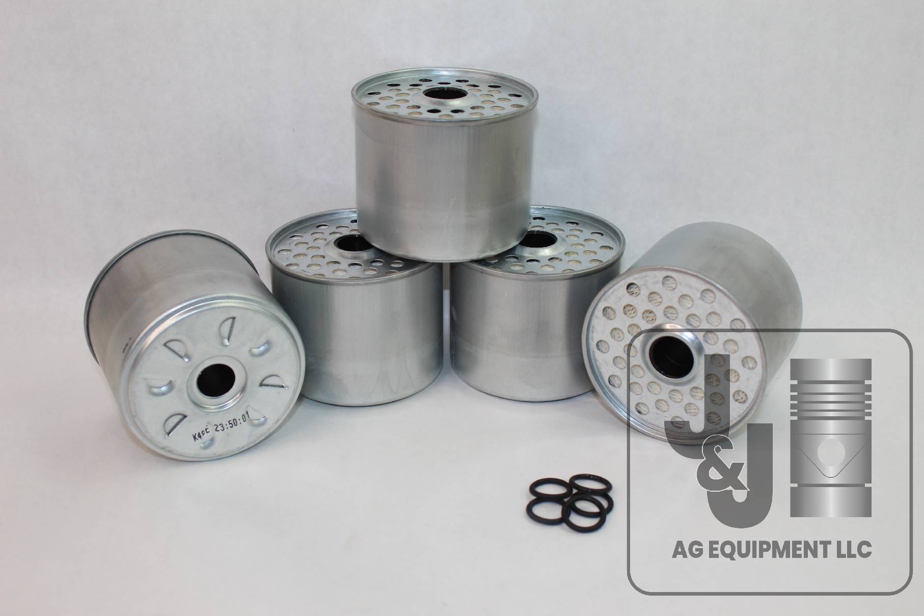 Lot of 5 Fuel Filters fits Ford John Deere Oliver Tractors