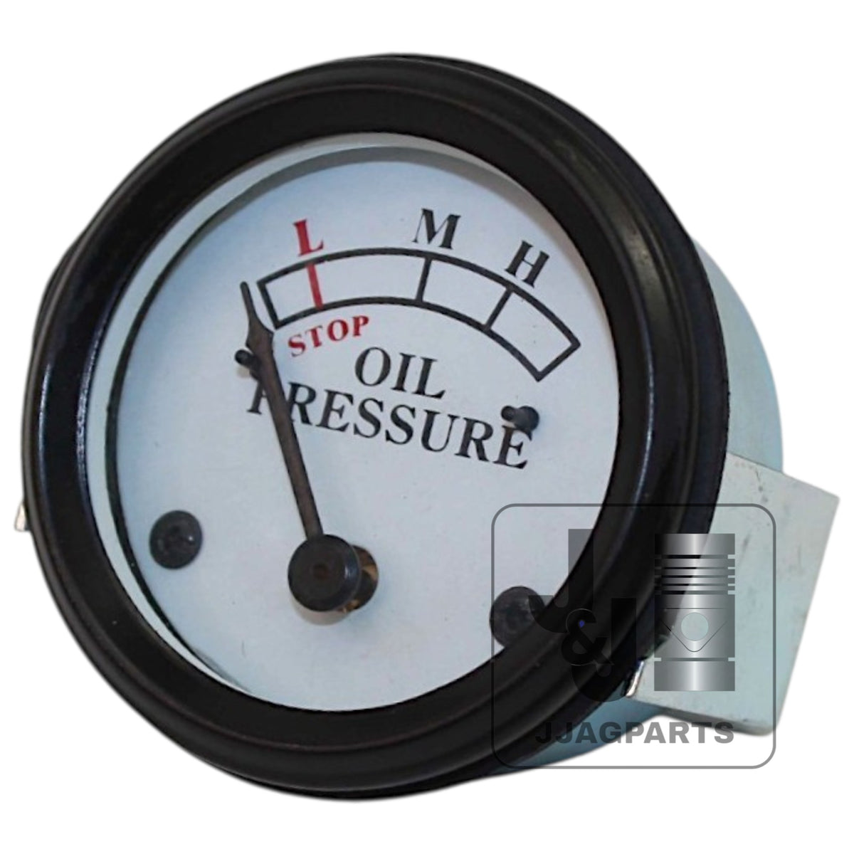 Oil Pressure Gauge (0-25 PSI) with White Faceplate Fits John Deere Tractor | AB1549R