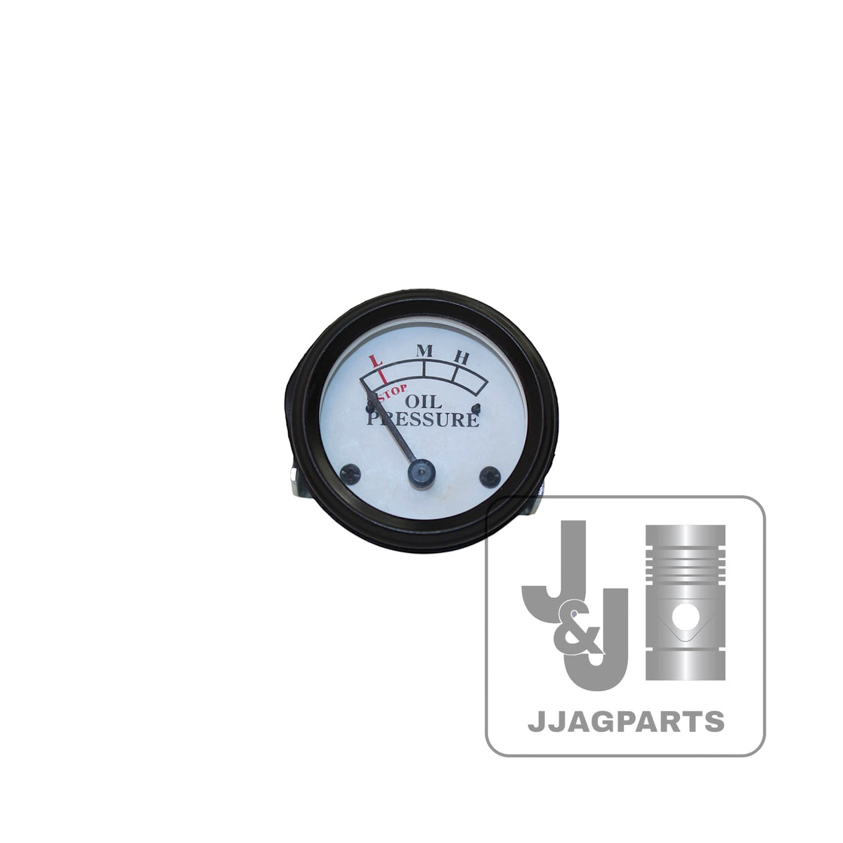 Oil Pressure Gauge (0-25 PSI) with White Faceplate Fits John Deere Tractor | AB1549R