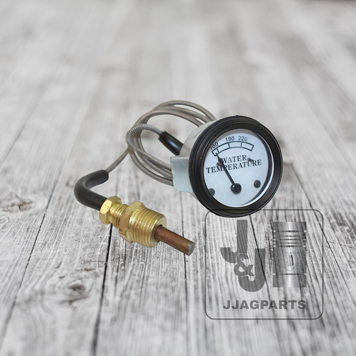 Water Temperature Gauge with White Faceplate and 3' Lead Fits John Deere | AA883R, AA3538R