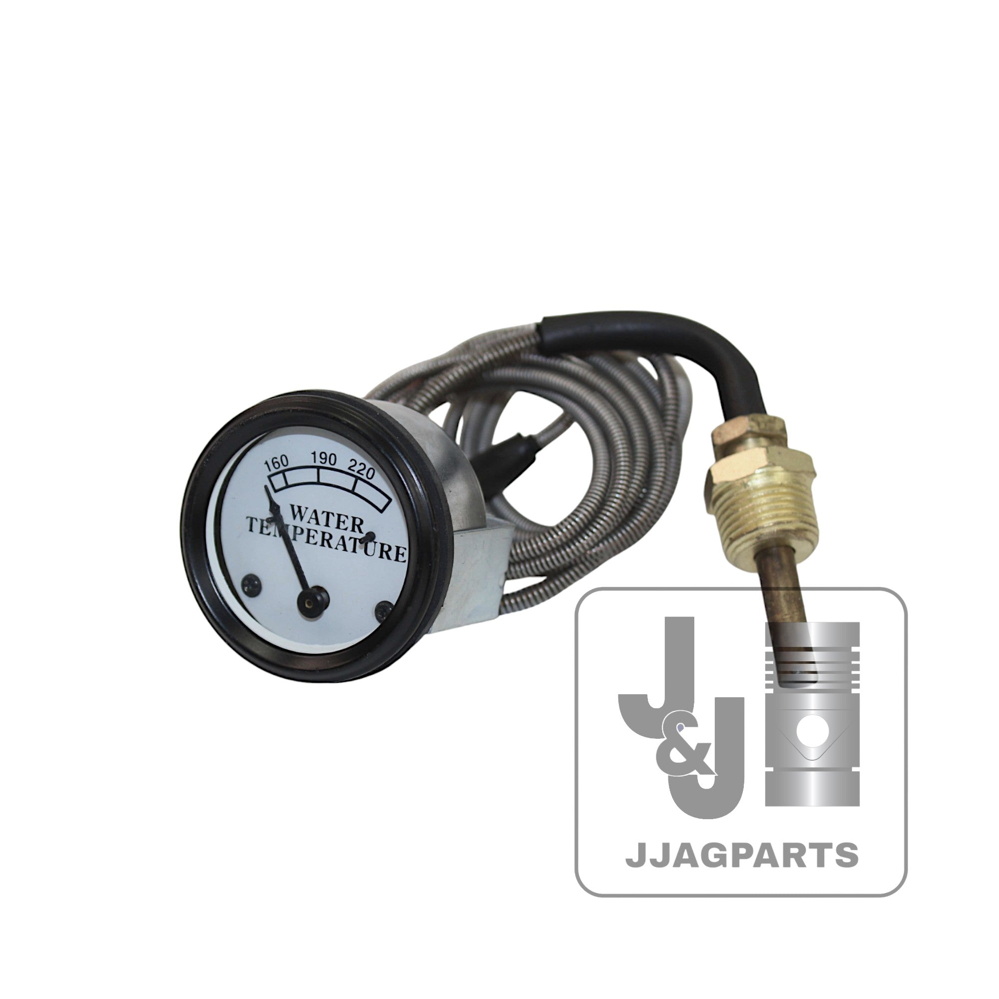 Water Temperature Gauge White Face Fits John Deere A B G Tractors AA1342R AM610T
