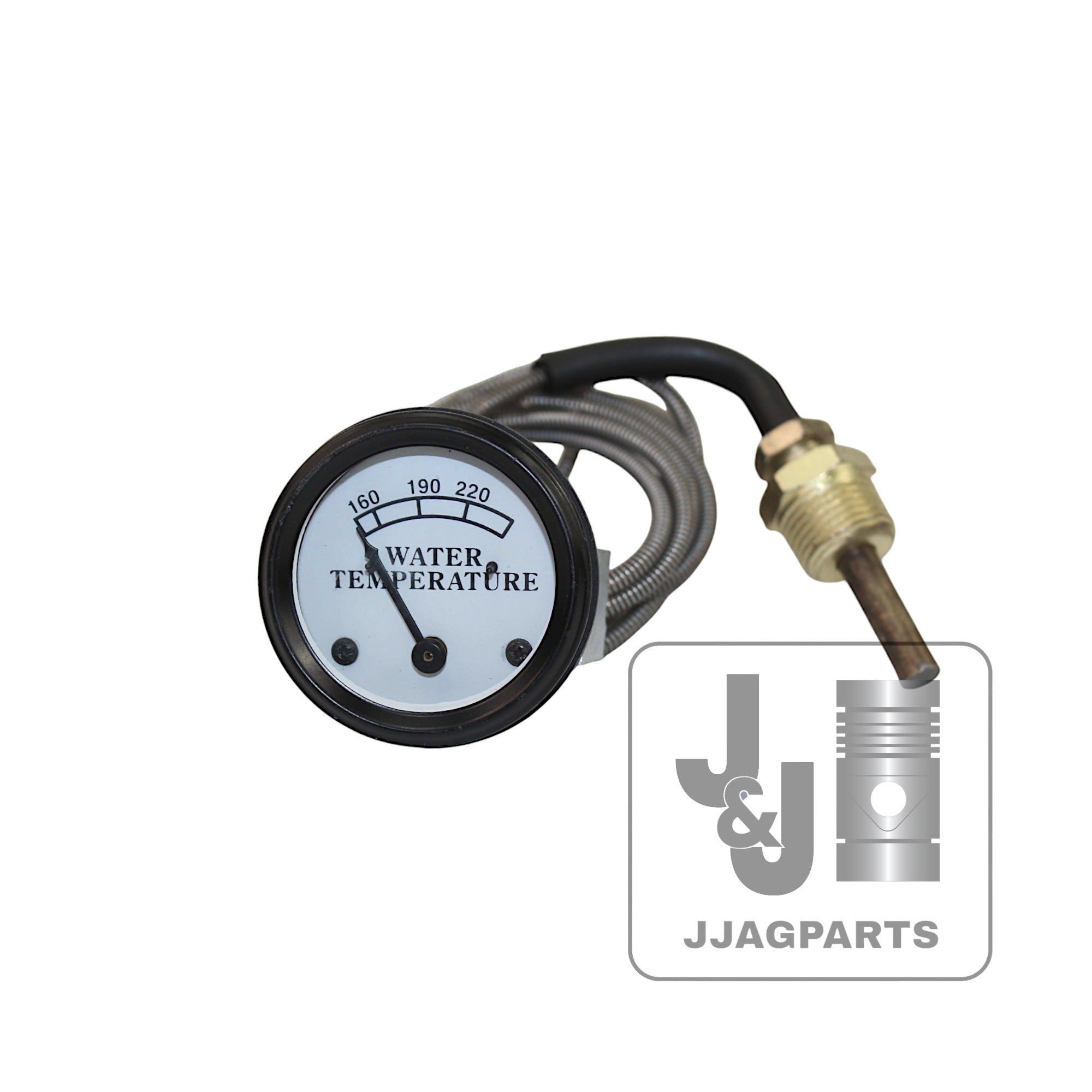 Water Temperature Gauge White Face Fits John Deere A B G Tractors AA1342R AM610T