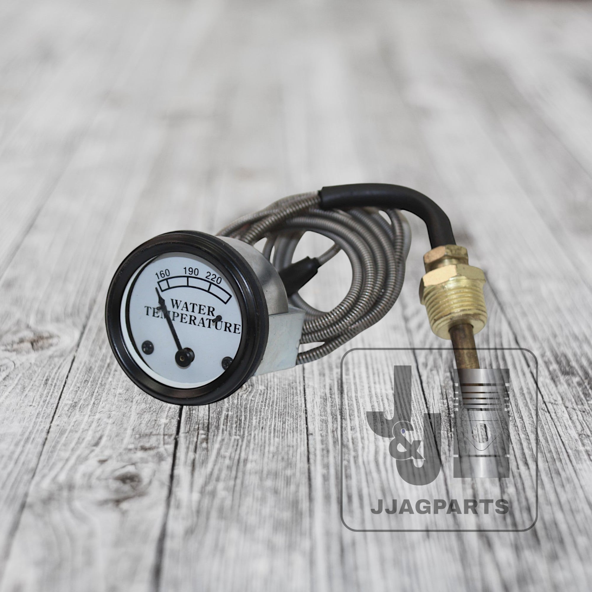 Water Temperature Gauge White Face Fits John Deere A B G Tractors AA1342R AM610T