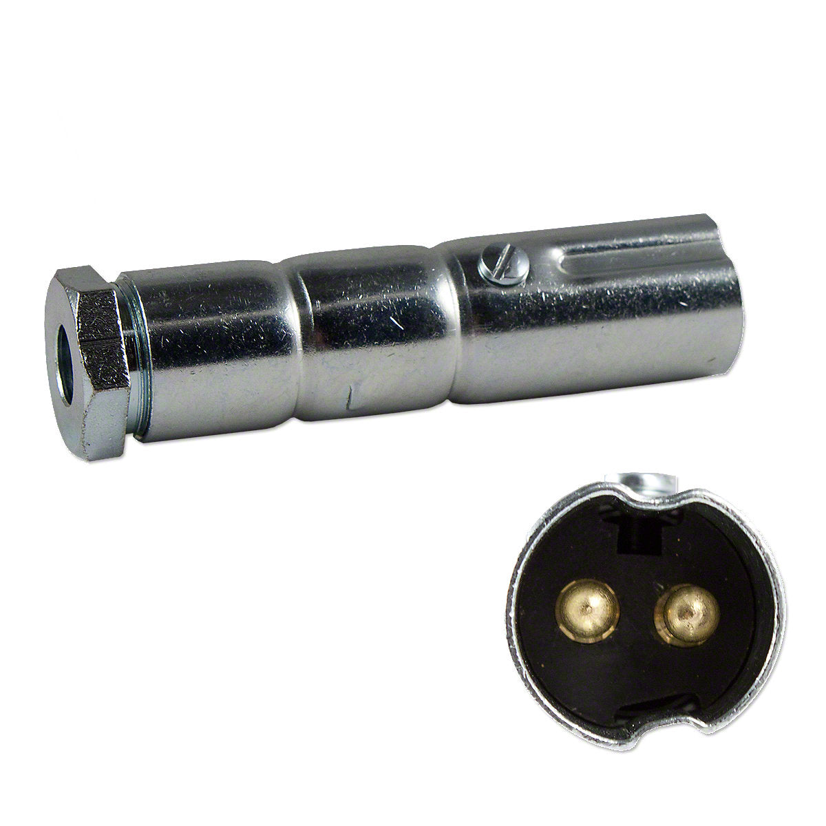 AA5692R Auxiliary Male 2-Pin Connector Plug-Fits many John Deere Tract