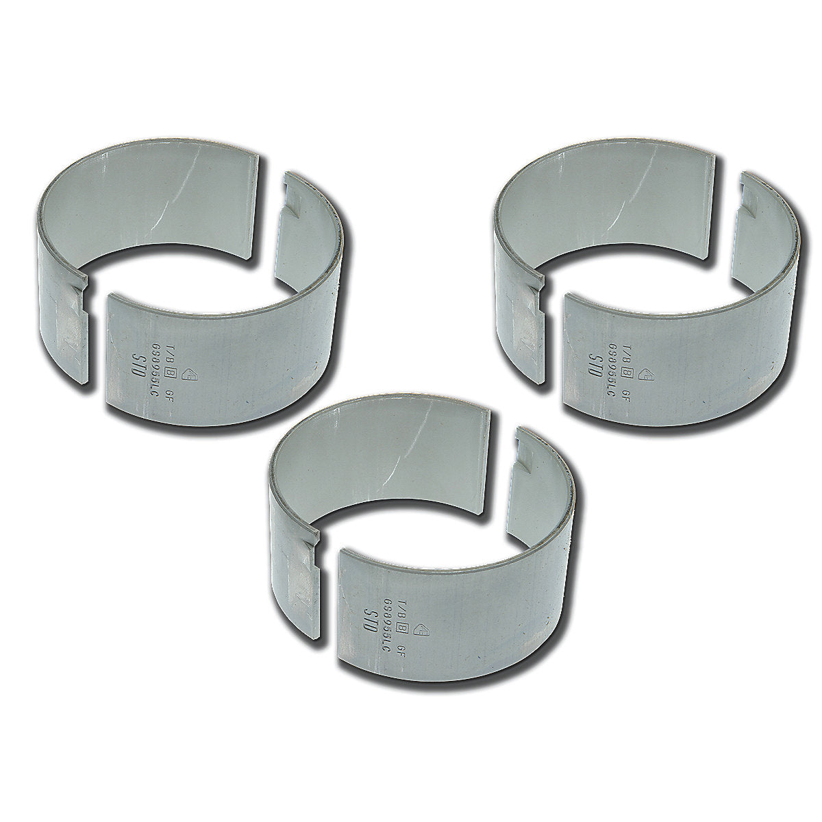 737072M91  0.020" Connecting Rod Bearings 3-cyl Set Fits Massey Ferguson 35 50