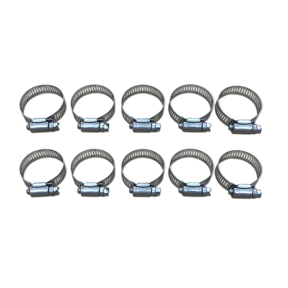 Worm Drive Hose Clamp fits Case Tractor | 3/4" to 1-3/4" 10 Pack