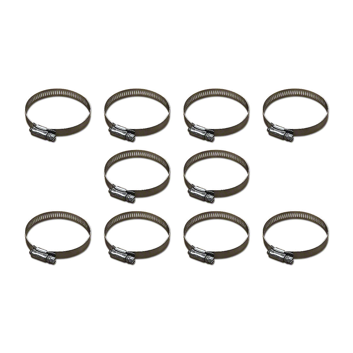 Worm Drive Hose Clamp fits Minneapolis Moline Tractor | 1"-3" 10 Pack
