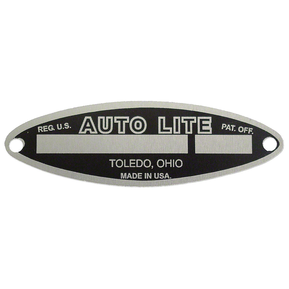 Starter Tag w/ (2) Rivets Autolite -Fits  Ford  Tractor