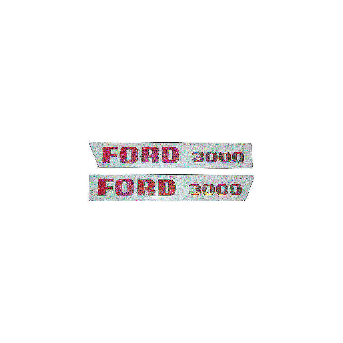 Mylar decal w/ Gray background-Fits Ford Tractor 3000 1965-68